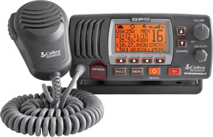 Морская радиостанция Cobra Fixed Mount VHF Marine Radio with GPS