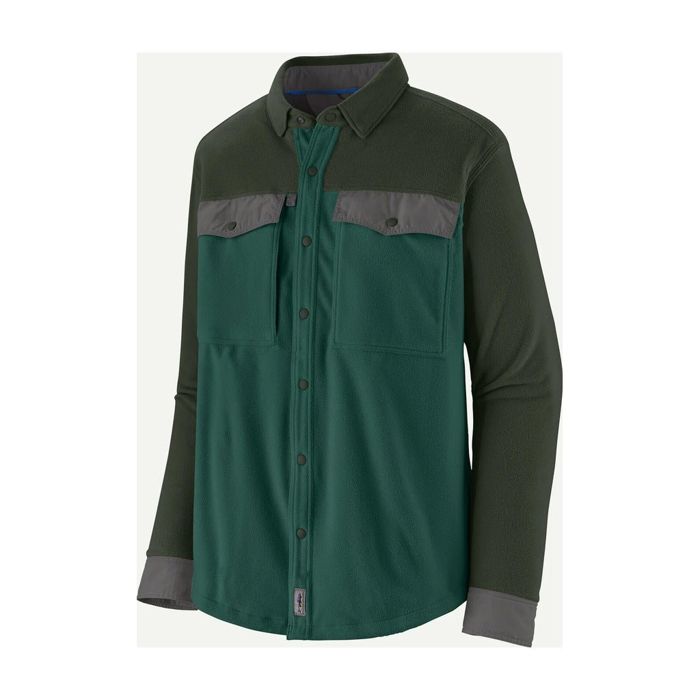 Рыболовная рубашка Patagonia - Men's Long-Sleeved Early Rise Snap Shirt - Cascade Green