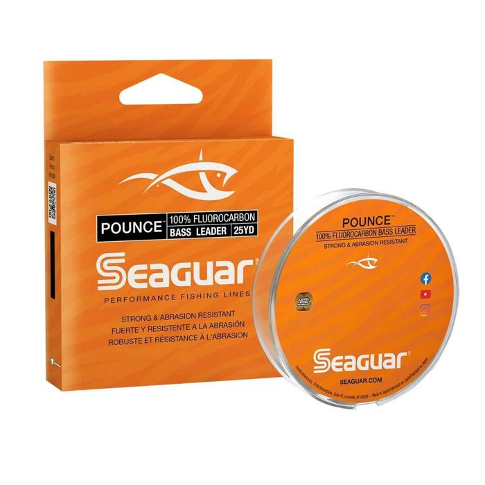 Поводковый материал Seaguar Pounce Fluorocarbon Bass Leader