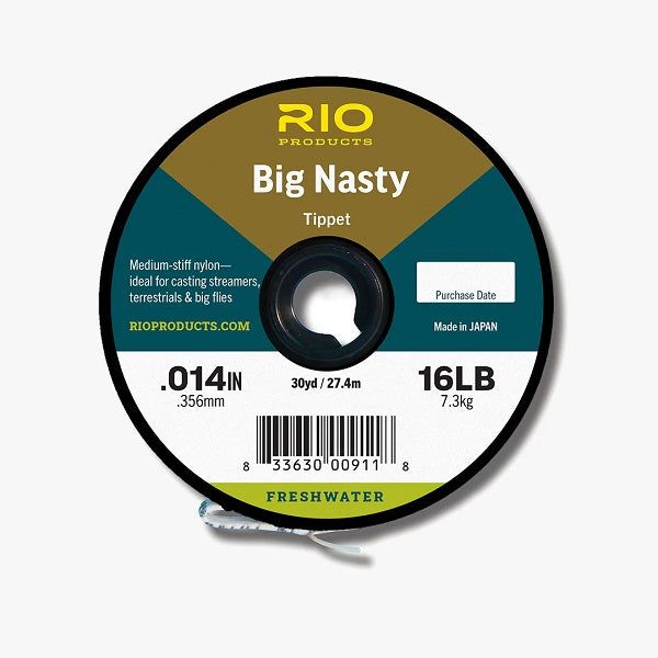Поводковый материал Rio Big Nasty Tippet--30 yds.