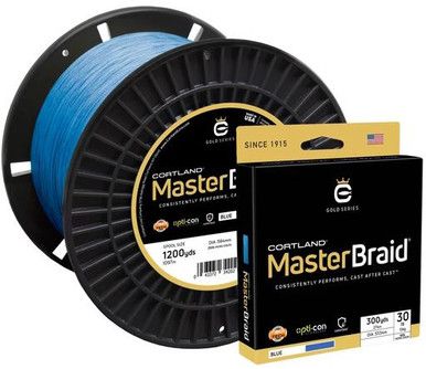 Шнур Cortland Master Braid 30 lb 300 yd, синий