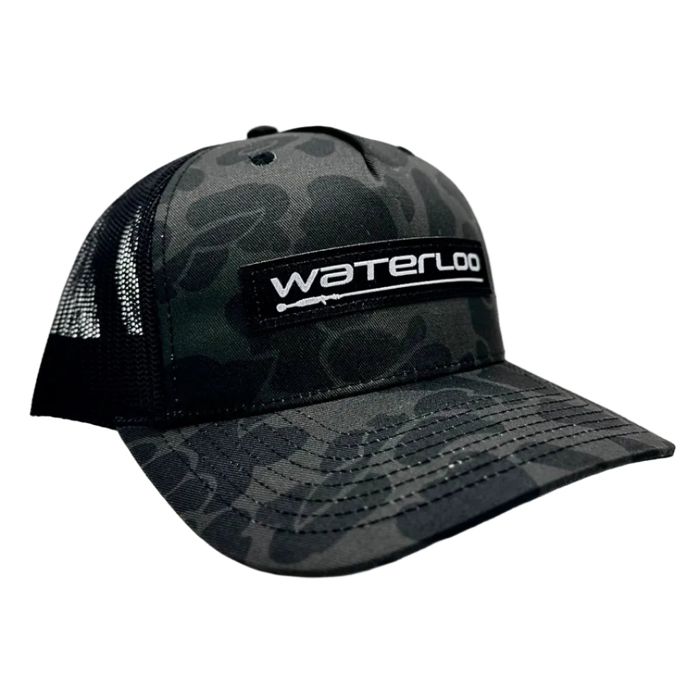 Головной убор Richardson Waterloo Sable Duck Camo and Black Cap - Performance Patch