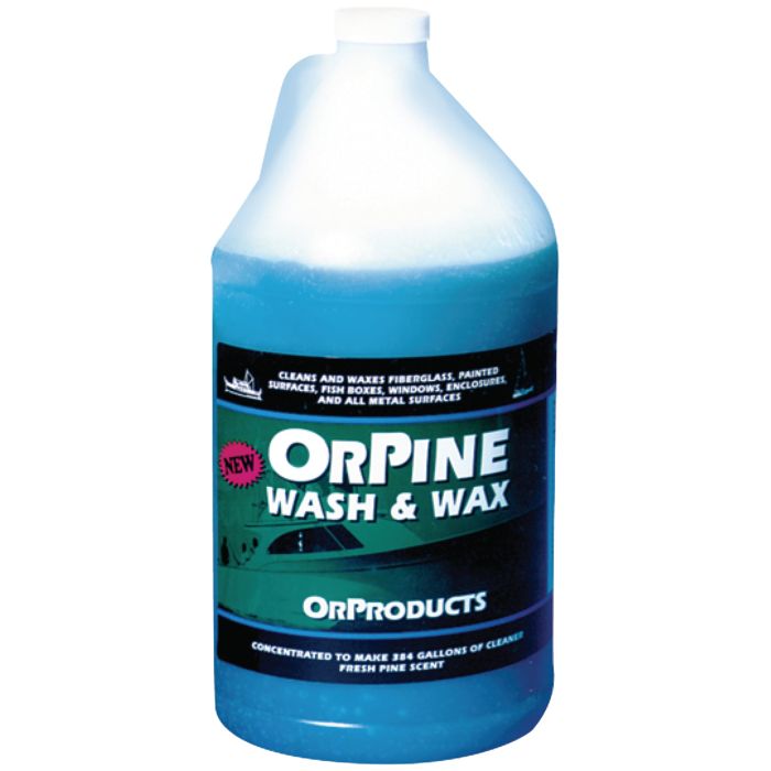 Средство для лодки OrPine Wash And Wax, Gallon