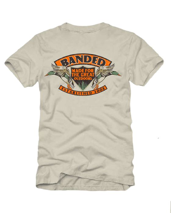 Рыболовная рубашка Banded Great Outdoors Mallards Short Sleeve Tee