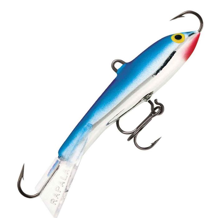 Зимняя приманка Rapala Jigging Rap Ice Fishing Lure - Chrome/Blue, 5/16oz, 2in
