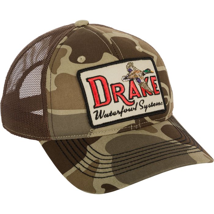 Головной убор Square Patch Foam Front Ball Cap - Old School Timber / One Size Fits Most