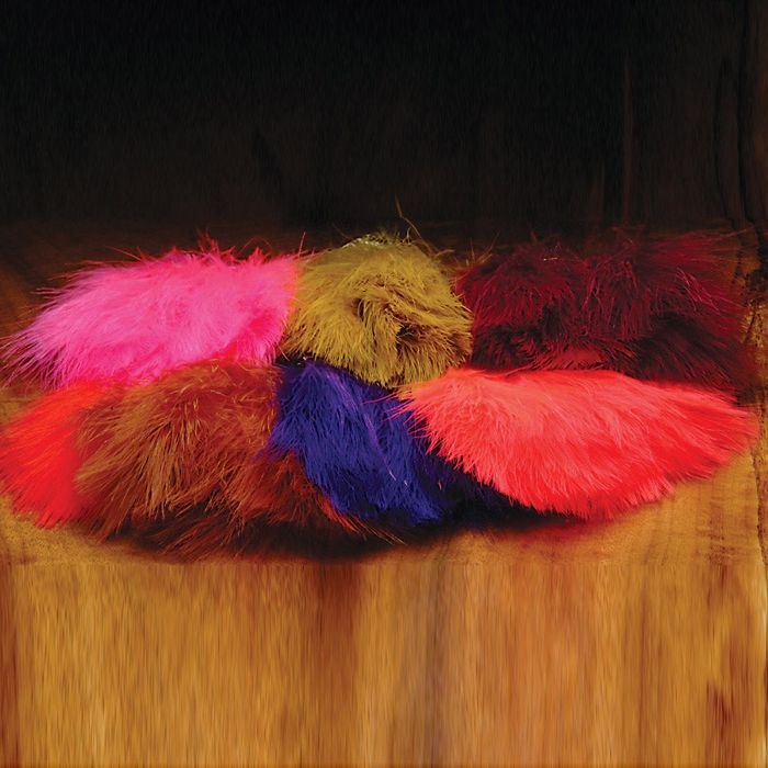 Материал для вязания мушек J. Stockard Fly Fishing Marabou Strung Blood Quills