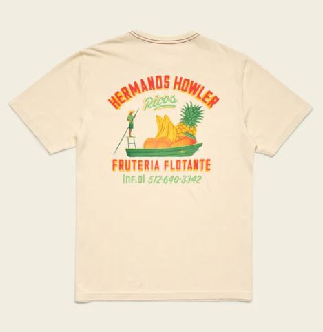 Рыболовная рубашка Howler Brothers Howler Bros Fruteria Flotante Cotton Pocket T-Shirt