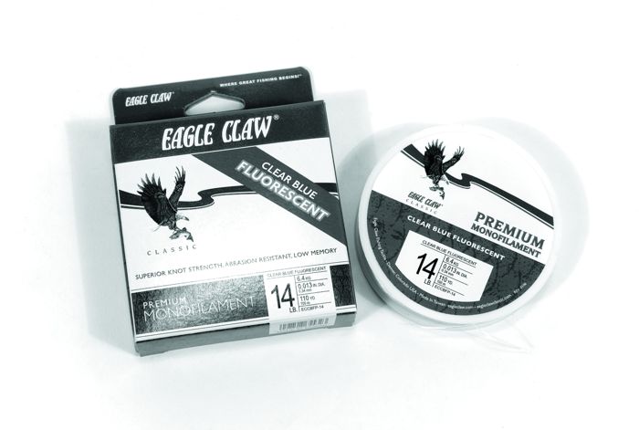 Монофильная леска Eagle Claw Monofilament, Clear Blue