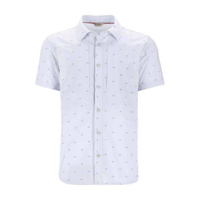 Рыболовная рубашка Simms Men's Stone Cold SS Shirt - Fishtail Bimini Blue