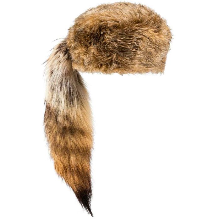 Головной убор Magpie Coyote Fur and Tail Hat