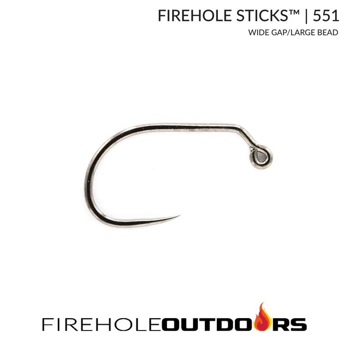Крючки Firehole Sticks 551 Barbless Jig Hook