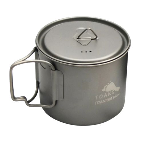 Походная посуда Titanium 550ml Pot (Ultralight Version) by TOAKS
