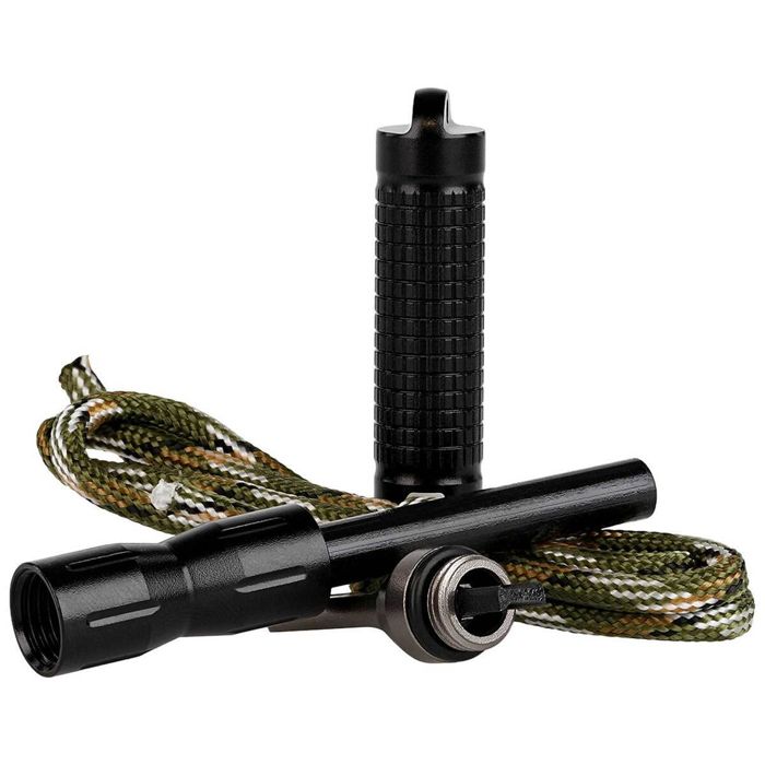 Снаряжение для выживания Luxpro Fire Starter w/Striker - Black
