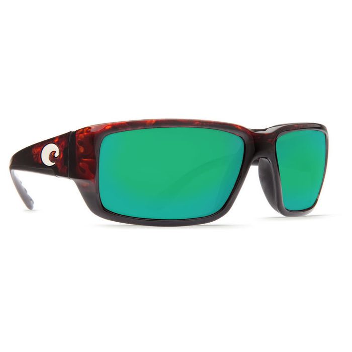 Поляризационные очки Costa Fantail Sunglasses - Tortoise/Green Mirror