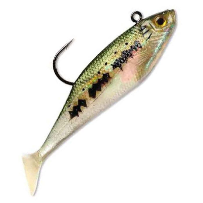 Силиконовая приманка Storm Lures Storm WildEye Swim Shad Soft Swimbait - Baby Bass, 1/4oz,