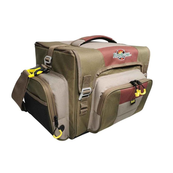 Рыболовная сумка Flambeau Heritage Soft Tackle Bag - Brown/Beige/Red, Size 4007
