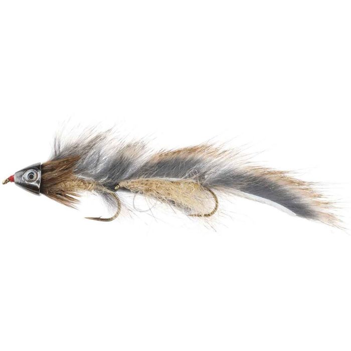 Мушки RoundRocks Natural Squirrel Bait Streamer Fly - Size 10