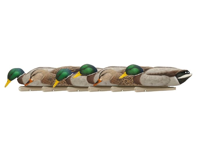 Чучело Avian X Back Water Mallards Weighted Keel Duck Decoy 6PK