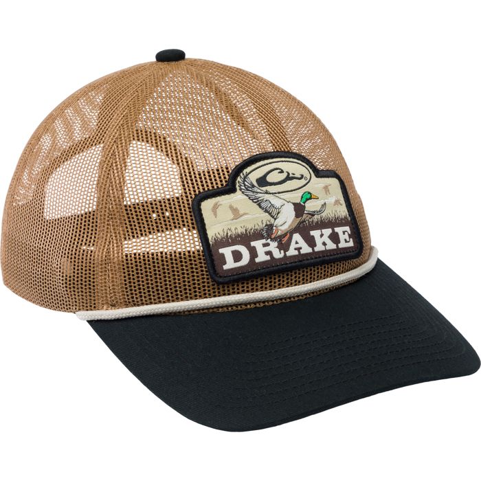 Головной убор Drake Mallard All Mesh Cap - Brown/Black / One Size Fits Most