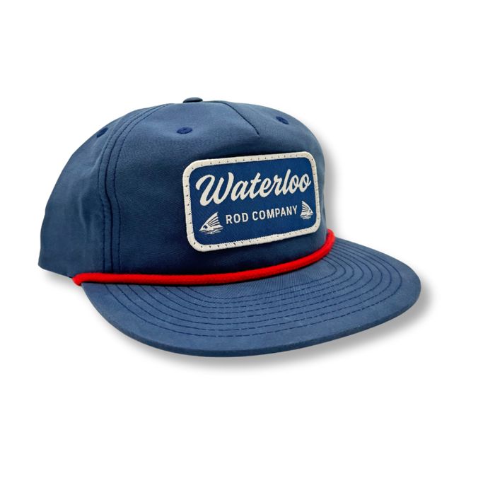 Головной убор Richardson Waterloo Navy and Red Rope Cap - New Script Patch