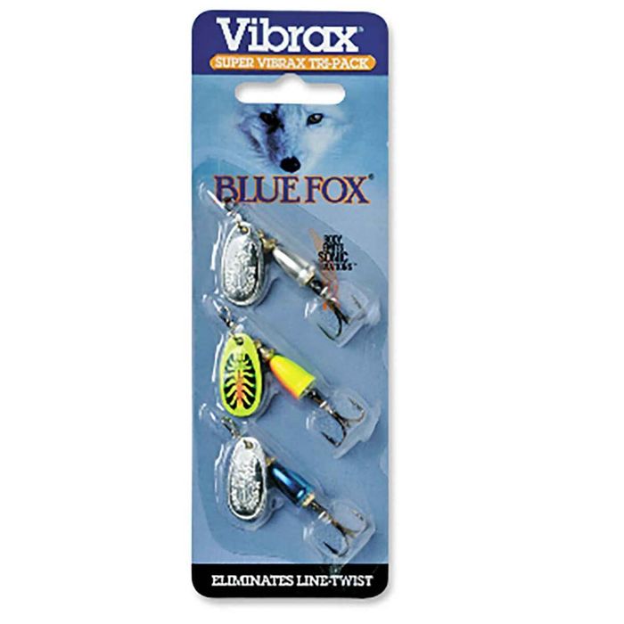 Вращающаяся блесна Rapala Super Vibrax Tri-Pack Spinners - Variety, 1/8oz