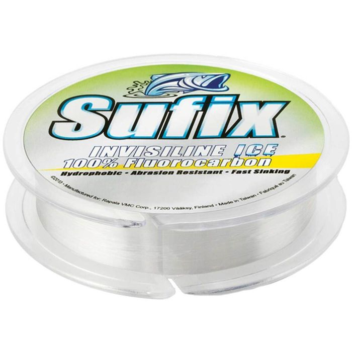 Флюорокарбоновая леска Sufix InvisiLine Ice Fluorocarbon Fishing Line - 6lb, Clear, 50yds