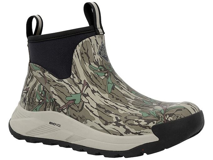 Охотничьи сапоги Muck Boots Men's Outmax 6" Camp Boots Rubber Mossy Oak Greenleaf/Elm 13 D
