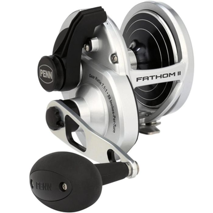 Морская мультипликаторная катушка Penn Fathom II Single Speed Lever Drag Conventional Reel
