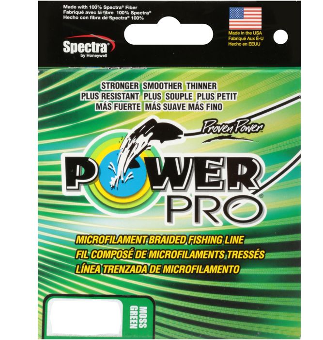 Плетёный шнур SHIMANO POWER PRO 30-0150 30LB SPECTRA 150YD GREEN