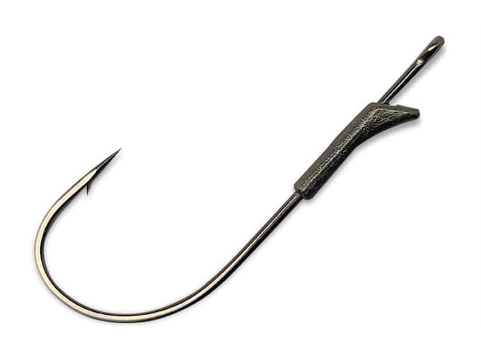 Крючок Gamakatsu G-Finesse Worm Light Hook #1 Black 4PK