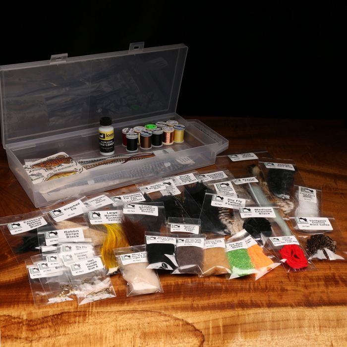 Материал для вязания мушек J. Stockard Fly Fishing Fly Tying Material Kit