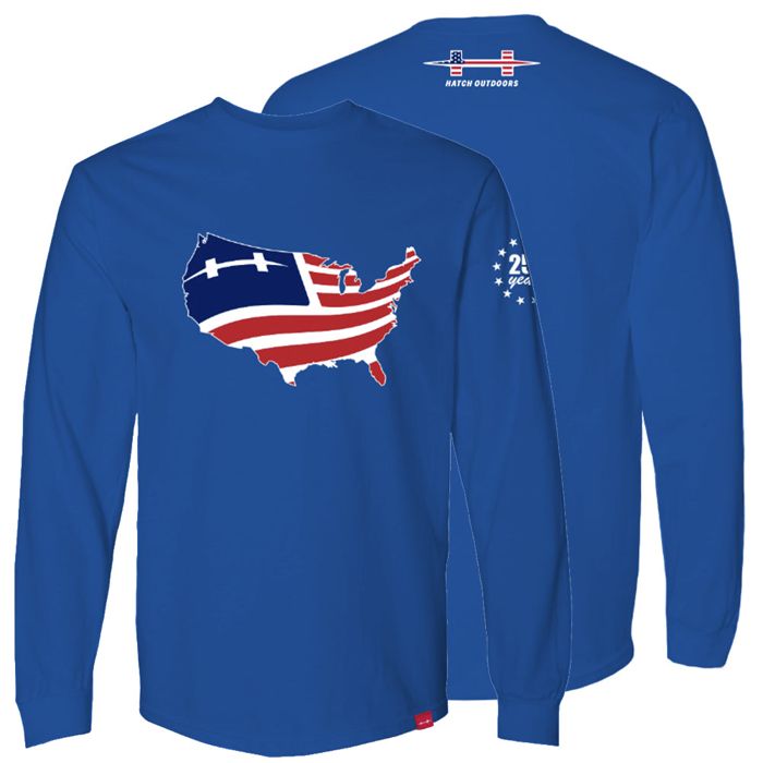 Рыболовная рубашка Hatch Outdoors, INC USA 250 Tee, Long-Sleeve