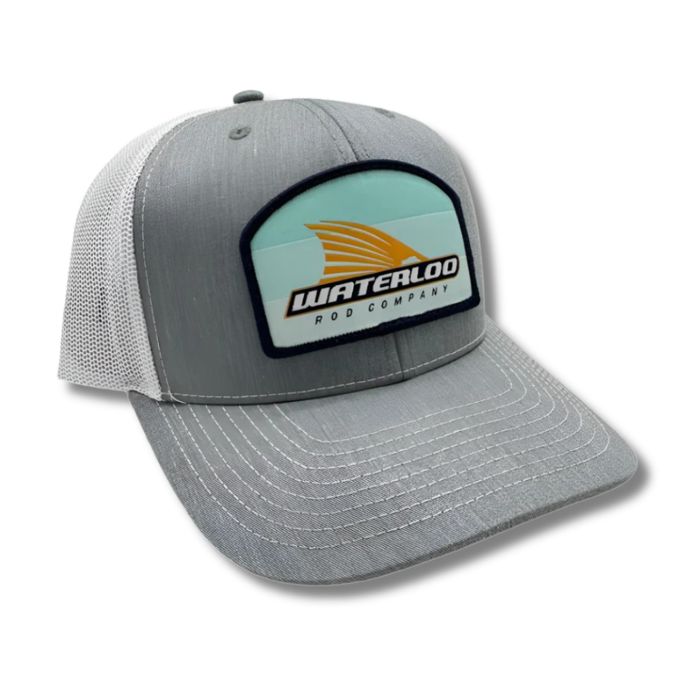 Головной убор Richardson Waterloo Heather Grey and White Tails Up Patch Cap - Blue Tails U