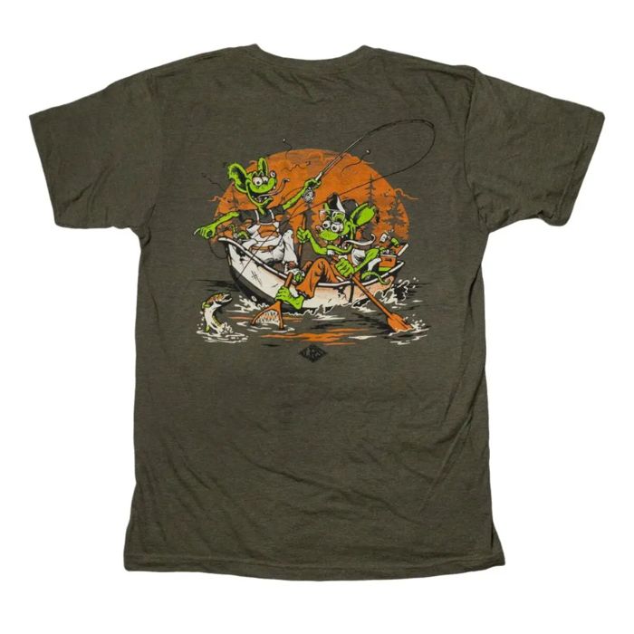 Рыболовная рубашка Lakes Rivers Streams River Rats Tee - Small