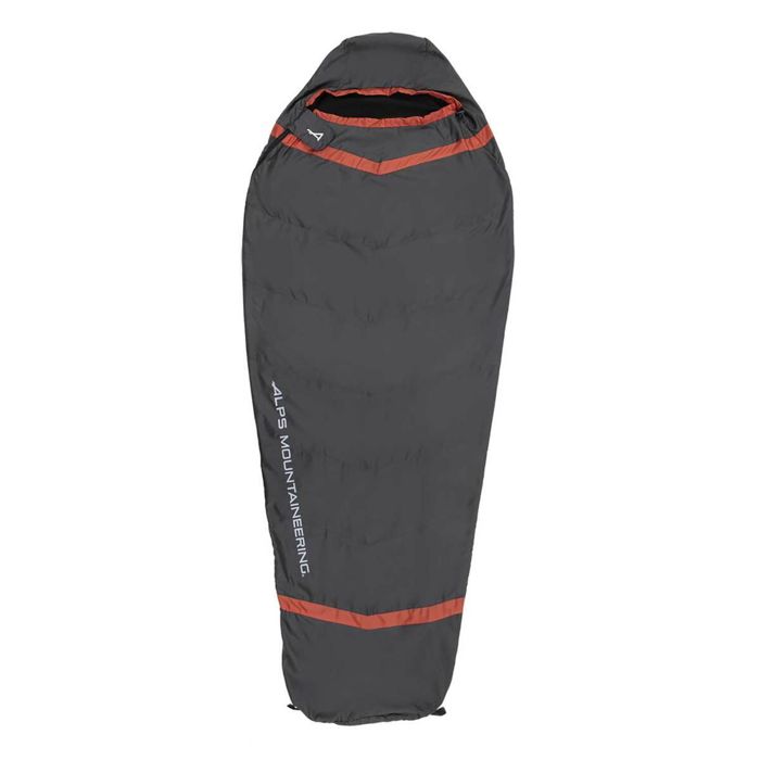 Спальник или коврик ALPS Mountaineering Wisp Regular Mummy Sleeping Bag - Charcoal/Red