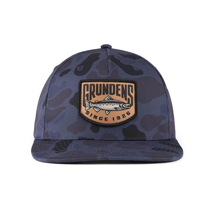 Головной убор Grundens King Trucker Hat - Admiral Navy Camo