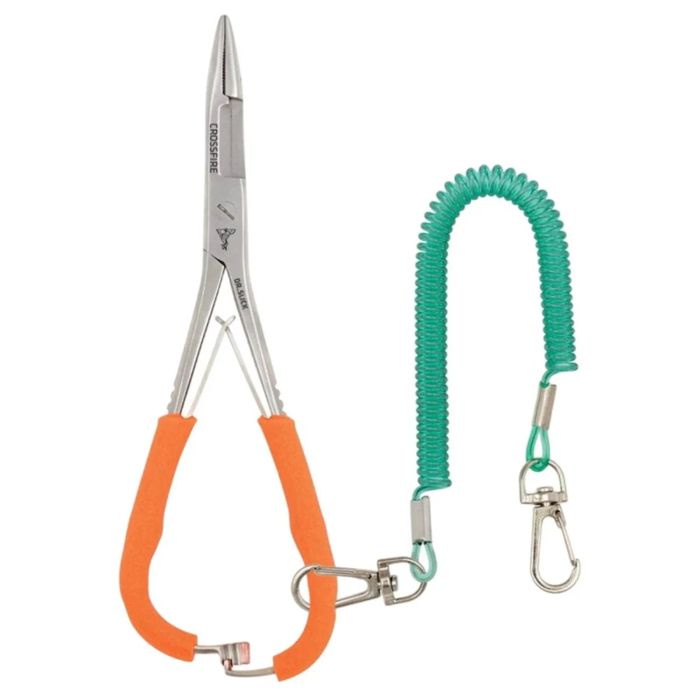 Перчатки Dr. Slick Crossfire 6-Inch Mitten Scissor Clamp - Satin with Orange Handles