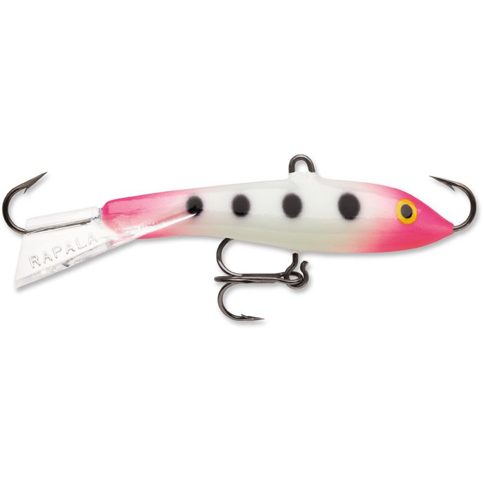 Зимняя приманка Rapala Jigging Rap Ice Fishing Lure - Glow Pink Squirrel, 5/16oz, 2in