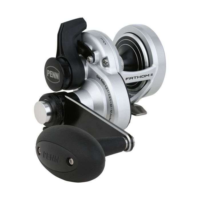 Катушка Penn Fathom II Lever Drag FTHII30LD2, 2 скорости, правая