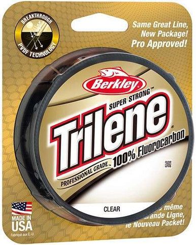 Леска Berkley Trilene 100% Fluoro Professional Grade 15 lb, 200 ярдов, прозрачная