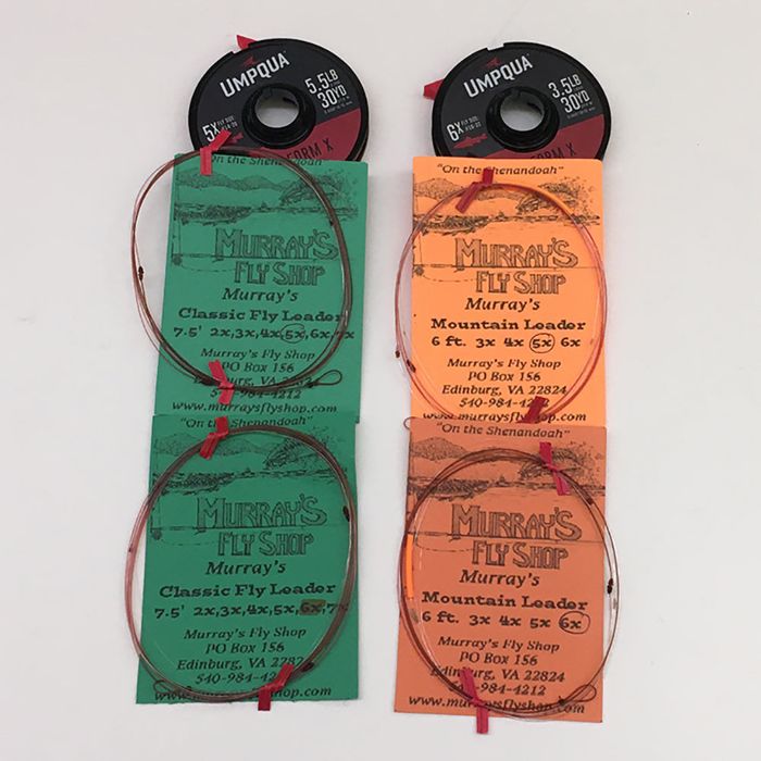 Поводковый материал Murray's Fly Shop Mountain Trout Leader & Tippet Assortment