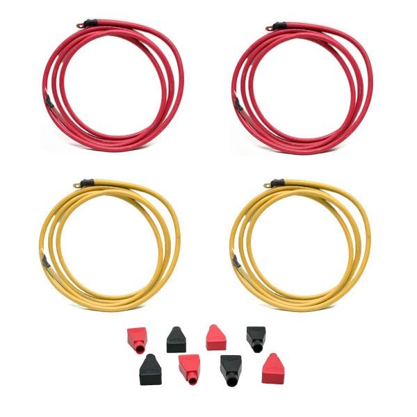 Кабель для электроники Scout Boats Scout Boat Battery Cables | 2/0 AWG Red 18FT Yellow 16F