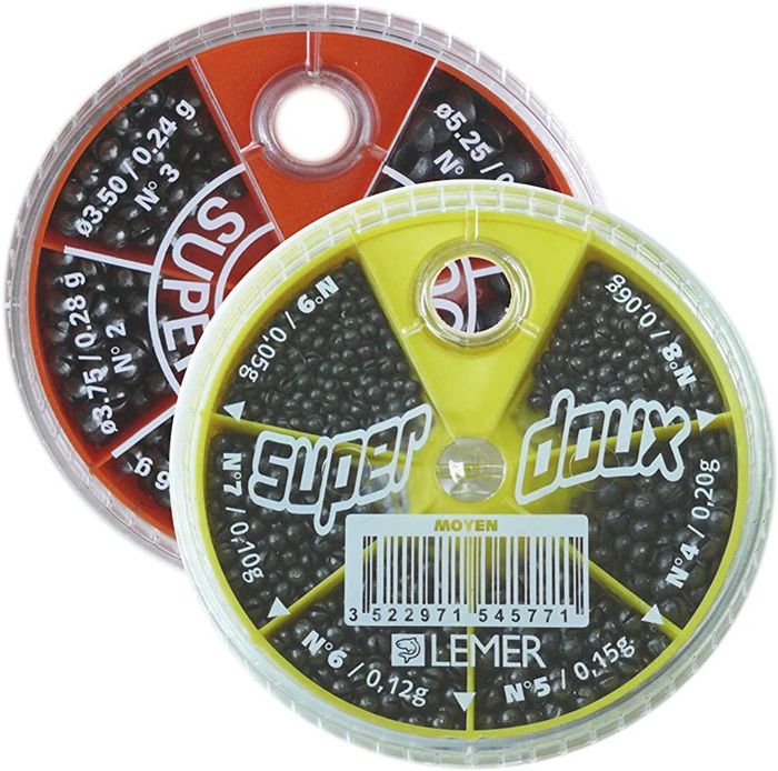 Грузила Anglers Accessories 4-Way Mini Split Shot - Orange / AAA, AA, BB, 1