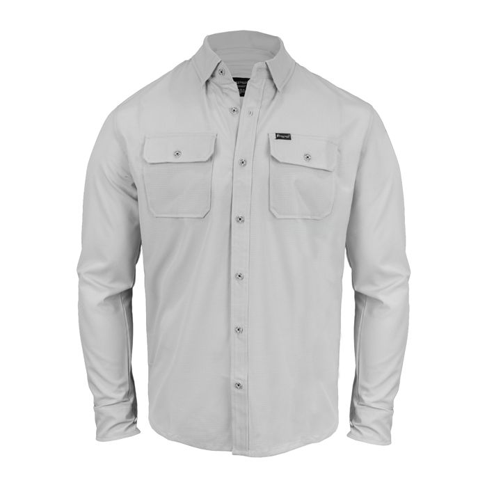Рыболовная рубашка frogg toggs Air Flow Long Sleeve Shirt | Silver
