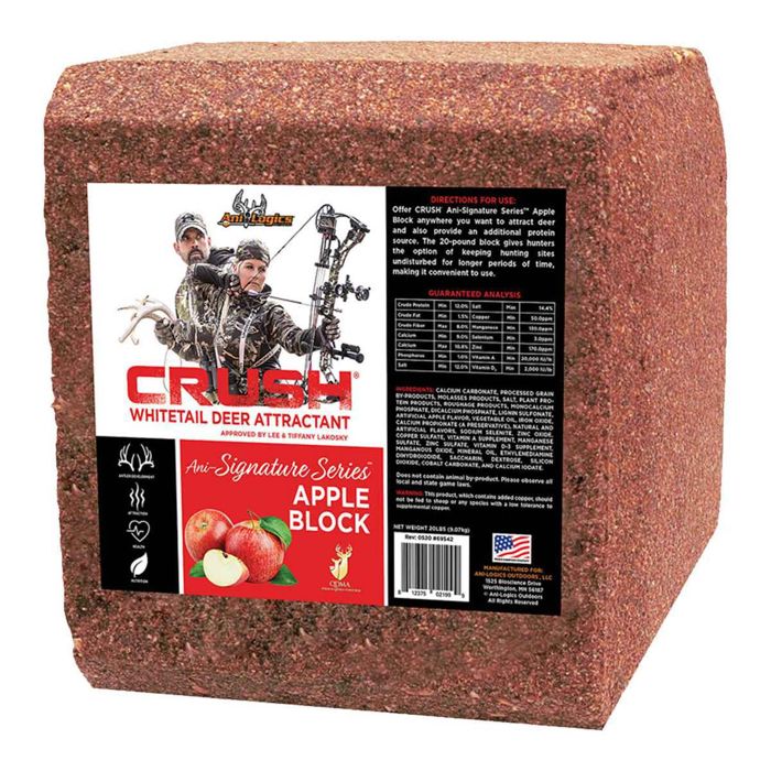 Аттрактант Ani-Logics Outdoors Crush Apple Block Deer Attractant - 20 Pounds