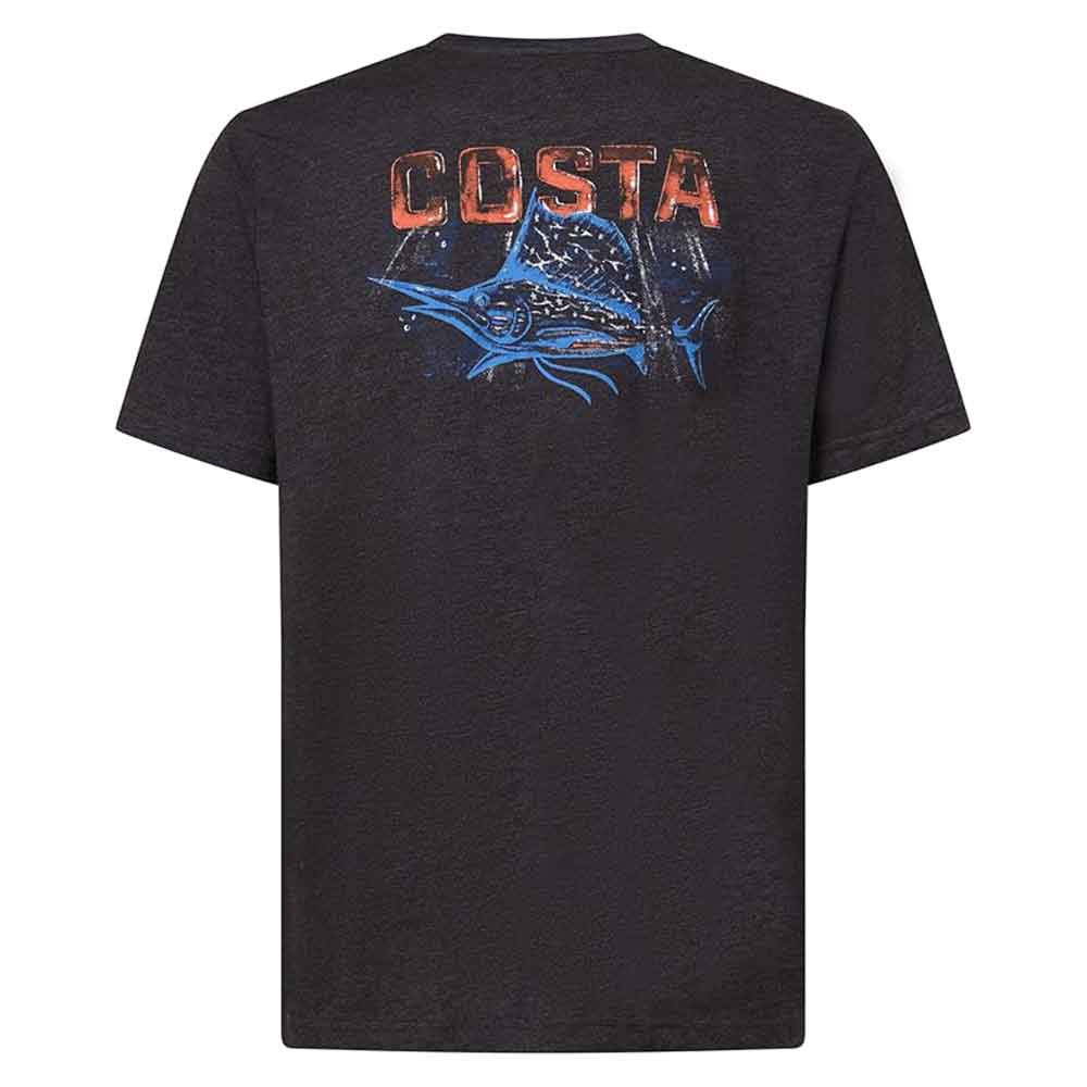 Рыболовная рубашка Costa Americana Sail Dark Heather S/S T-Shirt - MEDIUM