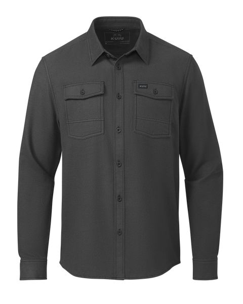 Рыболовная рубашка KUIU Field Flannel Shirt | Asphalt