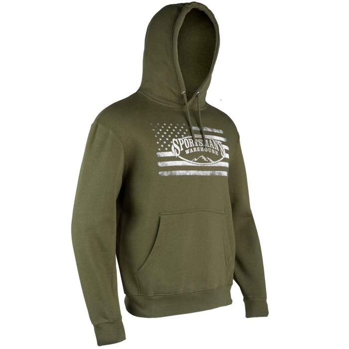 Рыболовная рубашка Sportsman's Warehouse Men's Flag Logo Casual Hoodie