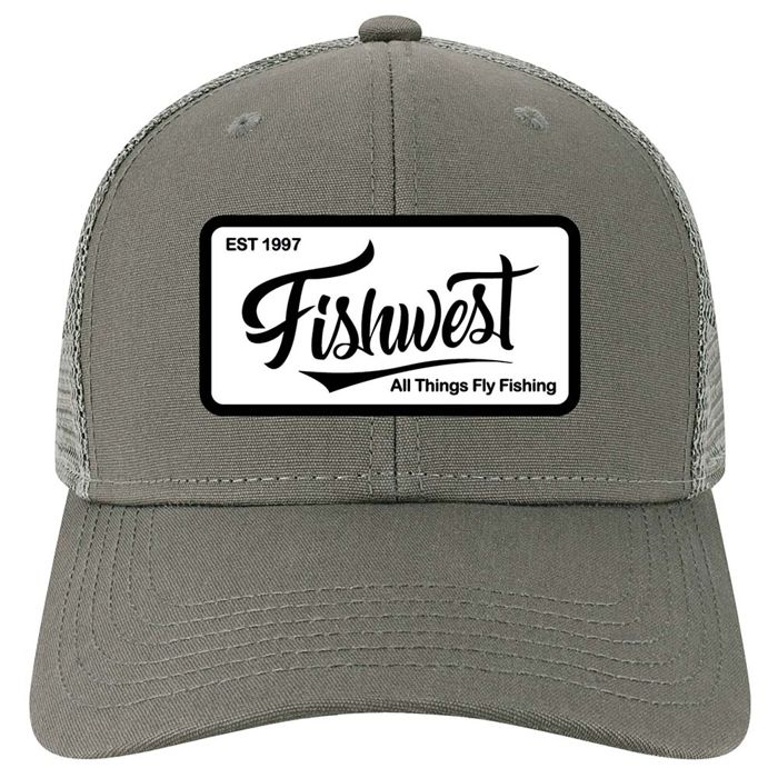 Головной убор Fishwest Heritage Script Logo Trucker Cap - Dark Grey